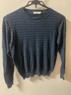 earth music&ecology ストライプニットセーター M