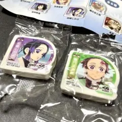 【新品未開封】鬼滅の刃　くら寿司 びっくらポン 消しゴム　竈門炭治郎　胡蝶しのぶ