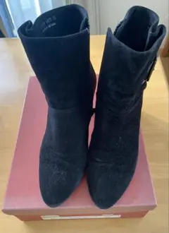 REGAL ブラック スエード ブーツ　23 箱付