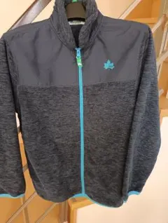 美品。LOGOS フリースジャケット 濃紺