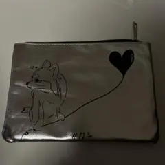 スキズ　メンプログッズ　ヒョンジン　シルバーポーチ