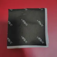 【新品未使用】MACKINTOSHLONDONロゴ入り茶色メンズ用ハンカチ１枚