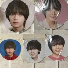 大西流星うちわ　5枚セット