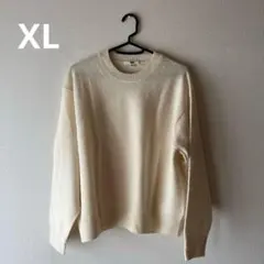 【試着のみ】UNIQLO プレミアムラムクルーネックセーター（長袖）XL