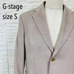 G-STAGE ジーステージ テーラードジャケット スエード調 ベージュ Sのサムネイル