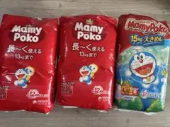 Mamy Poko Mサイズ50枚入り２袋& Lサイズ42枚入り1袋　未開封のサムネイル