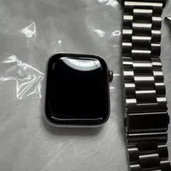 Apple Watch 5 ステンレススチール 黒 45mm 充電スタンド付き - メルカリ