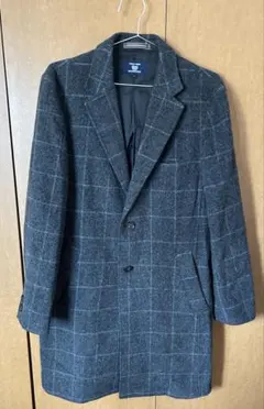 コムサ COMME CA COMMUNE チェスターコート　チェック柄