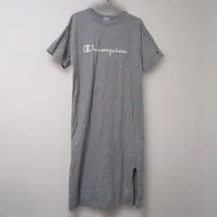 Champion チャンピオン Tシャツ ワンピース グレー M ★のサムネイル