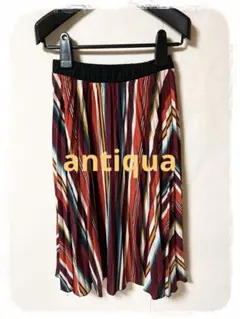 ☘️P1☘antiqua マルチストライプ スカート