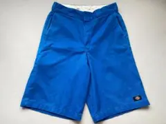 Dickies ハーフパンツ 青　32インチ(多分)