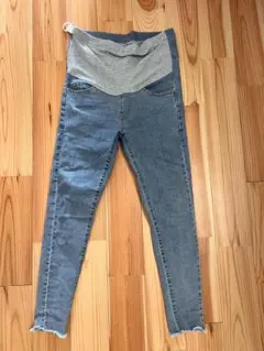 マタニティパンツ　デニム　ストレッチバンド付き