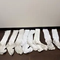 （送料込み）ホワイト五本指ソックス 複数枚セット