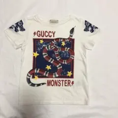 GUCCI ドッグプリント Tシャツ ネイビー - メルカリ