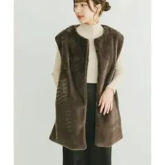 URBANRESEARCH フェイクファージレ ブラウン