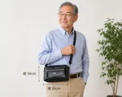 Lee ブラック ショルダーバッグ