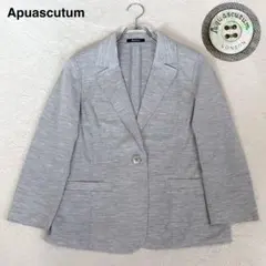 Aquascutum シルク・麻 1B テーラードジャケット 8S - メルカリ