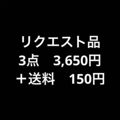 T様 リクエスト 3点 まとめ商品