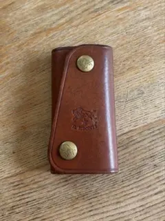 【美品】IL BISONTE イルビゾンテ　レザーキーケース ブラウン
