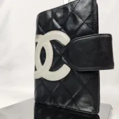 CHANEL カンボンライン システム手帳カバー 手帳ケース ラムスキン ココ