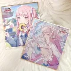 【匿名配送】 暁山瑞希 プロセカ ミニ色紙 56B 特訓前後 1枚ずつ