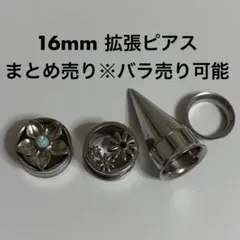 16mm 拡張ピアス まとめ売り バラ売り可能のサムネイル