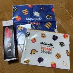 マクドナルド マック 景品 粗品 beams ビームス ポーチ クロス