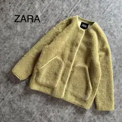 ザラ　シャーリング　ボアコート　ボアジャケット　ムートン