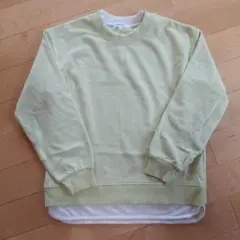 GLOBAL WORK トレーナー 150サイズ 薄い黄緑