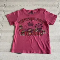ヒスミニ　Tシャツ80 ピンクロック