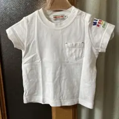 5️⃣miki HOUSE ホワイト Tシャツ 70