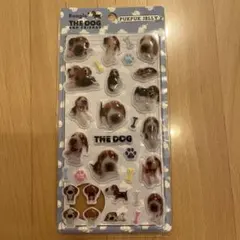 新品　THE DOG ぷくぷくジェリーシール　ビーグル　立体シール　犬