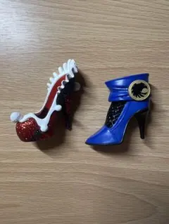 ハーレイ・クイン風フィギュア靴セット アメコミ バットマン