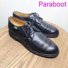 【良品】Paraboot レディース プレーントゥ 4 ブラック