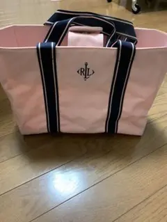 ラルフローレン　バック　美品　ピンク色