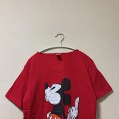 Disney ミッキーマウス Tシャツ ピンク M