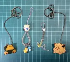【週末限定】ポケモン 初期 レトロキーホルダー4点セット Pokémon
