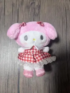 新品】マイメロディ ギンガムチェックメイド ぬいぐるみ - メルカリ