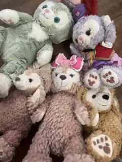 ダッフィフレンズ　ぬいぐるみセット