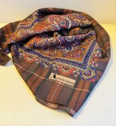 【未使用】Aquascutum アクアスキュータム ショール ウール 秋冬物