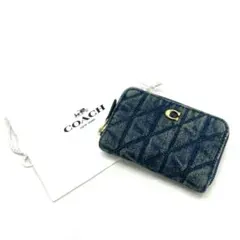 みーちゃま 様　COACH デニム キルティング ケース みーちゃま 様 COACH デニム キルティング コインケース - メルカリ