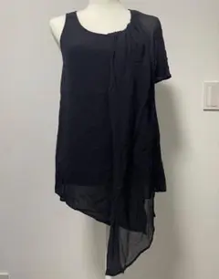 DIESEL ディーゼル ブラックゴールド ノースリーブ カットソー 黒 38