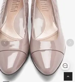 fitfit牛革スクエアヒールパンプニーカー　24cm