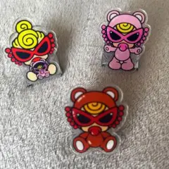 ヒスミニ♡磁石付きクリップ3set