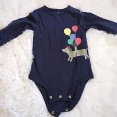 新品　carter's 12m ネイビー ロンパース