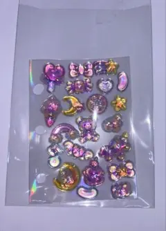 【匿名発送】D おすそわけ　ボンボンドロップシールなど　オーロラ