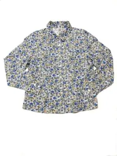 ローラアシュレイ 花柄 長袖シャツ Lサイズ