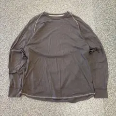 無*ん様 ③ Wrangler ラグラン 長袖 カットソー ロンT グレー アメのサムネイル