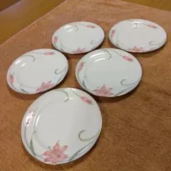 UTSUWAKAN 花柄プレート皿 リリィ 陶磁器 5枚セット