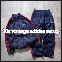 90s adidas track jacket pants set up y2k